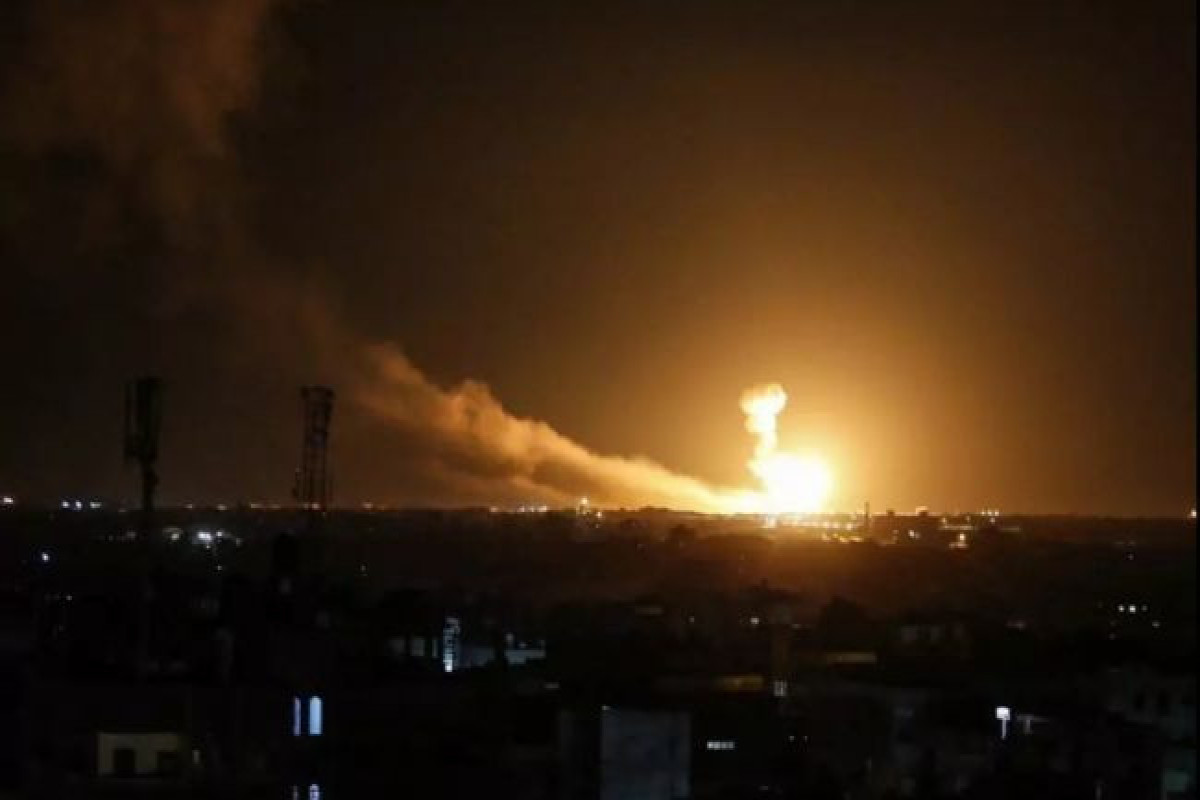 Israeli army hit missiles at Syria