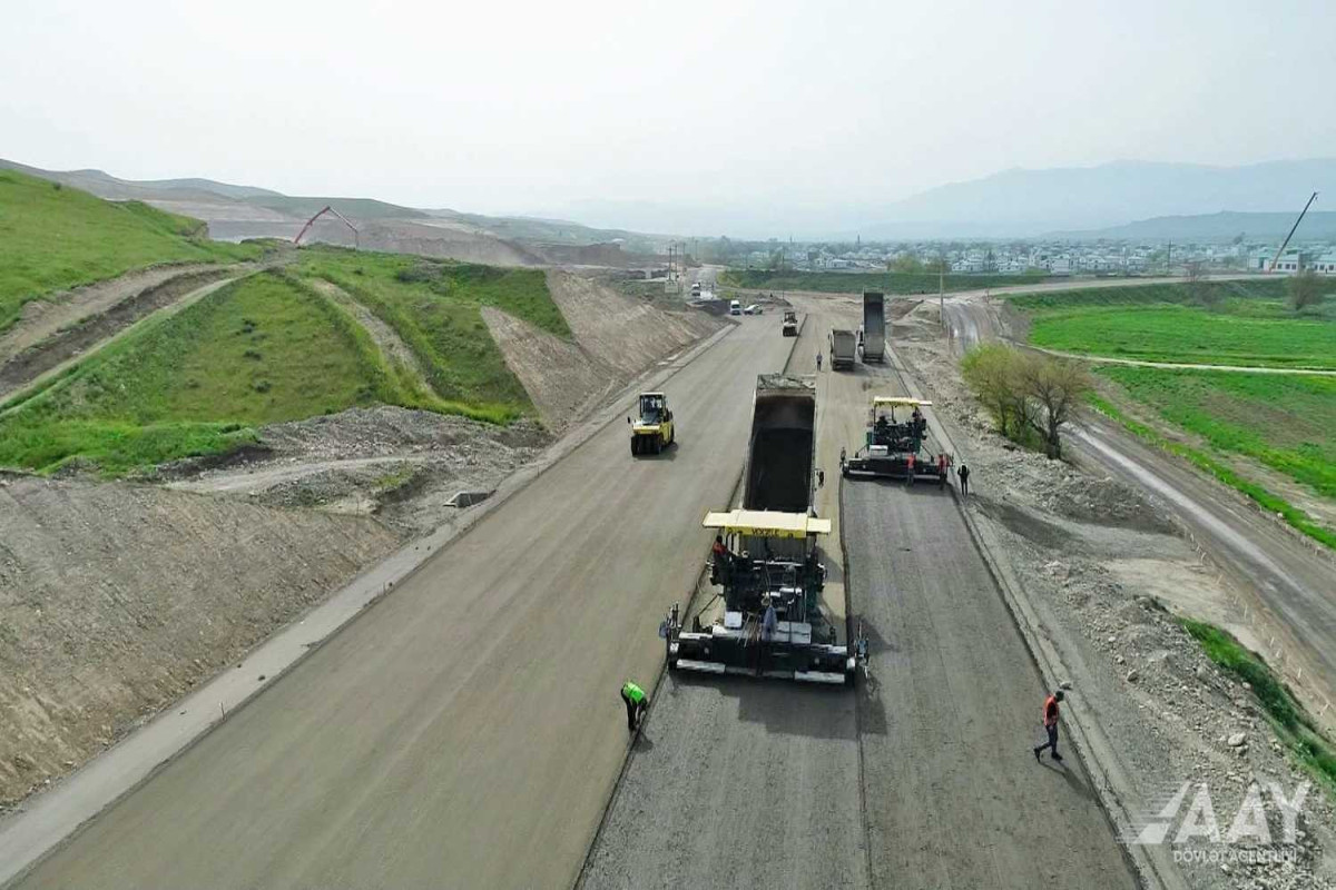 Xudafərin-Qubadlı-Laçın yolunun inşası sürətlə aparılır - FOTO - VİDEO 