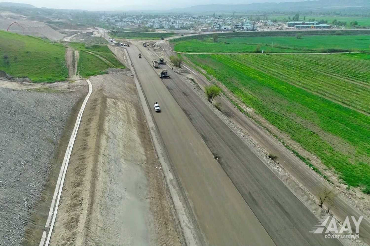 Construction of Khudafarin-Gubadli-Lachin road is conducted fast-PHOTO -VIDEO 