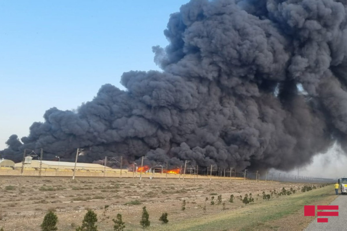 MES helicopter involved in extinguishing the fire in Azerbaijan