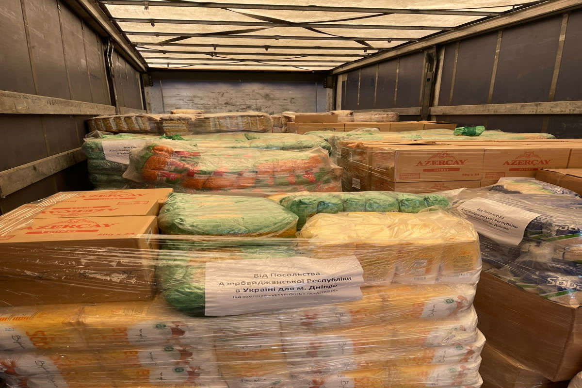 Humanitarian food aid sent to Ukraine's Dnipro city-PHOTO 