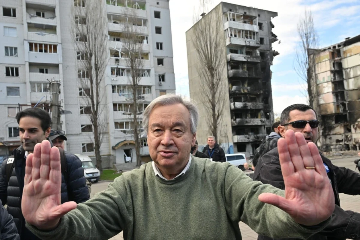 BMT Baş katibi: “Ukrayna xalqının şücaəti məni heyran etdi”