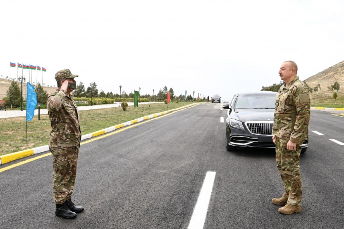 President Ilham Aliyev visited military unit of Defense Ministry`s Special Forces