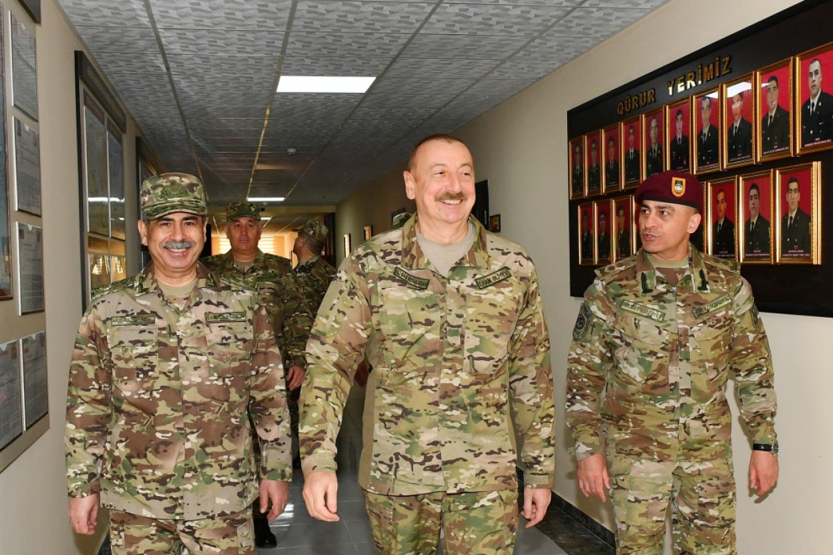 Ilham Aliyev visited N" military unit of the Special Forces of the Defense Ministry