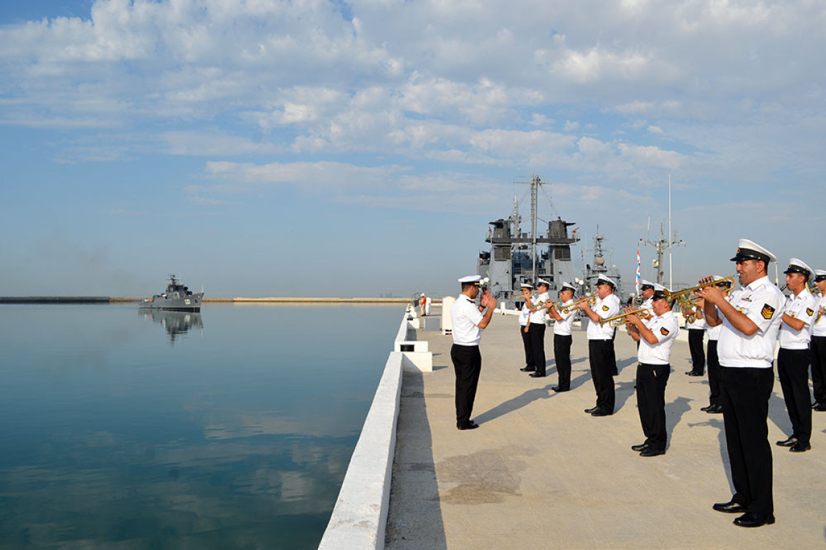 Ships of the Azerbaijan Naval Forces have returned from Russia-PHOTO 