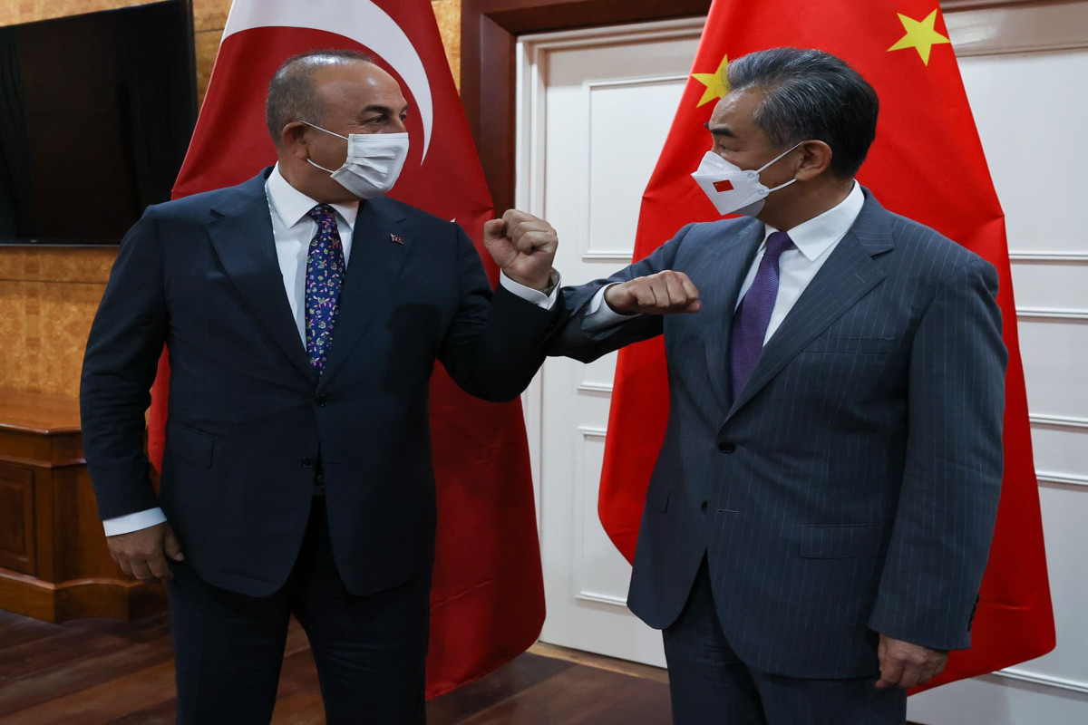 Встреча министров иностранных дел Турции и Китая Мевлюта Чавушоглу и Вана И