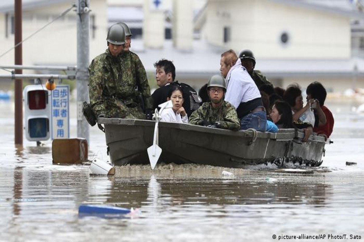 В Японии более 100 тыс. человек рекомендовано эвакуироваться из-за ливней