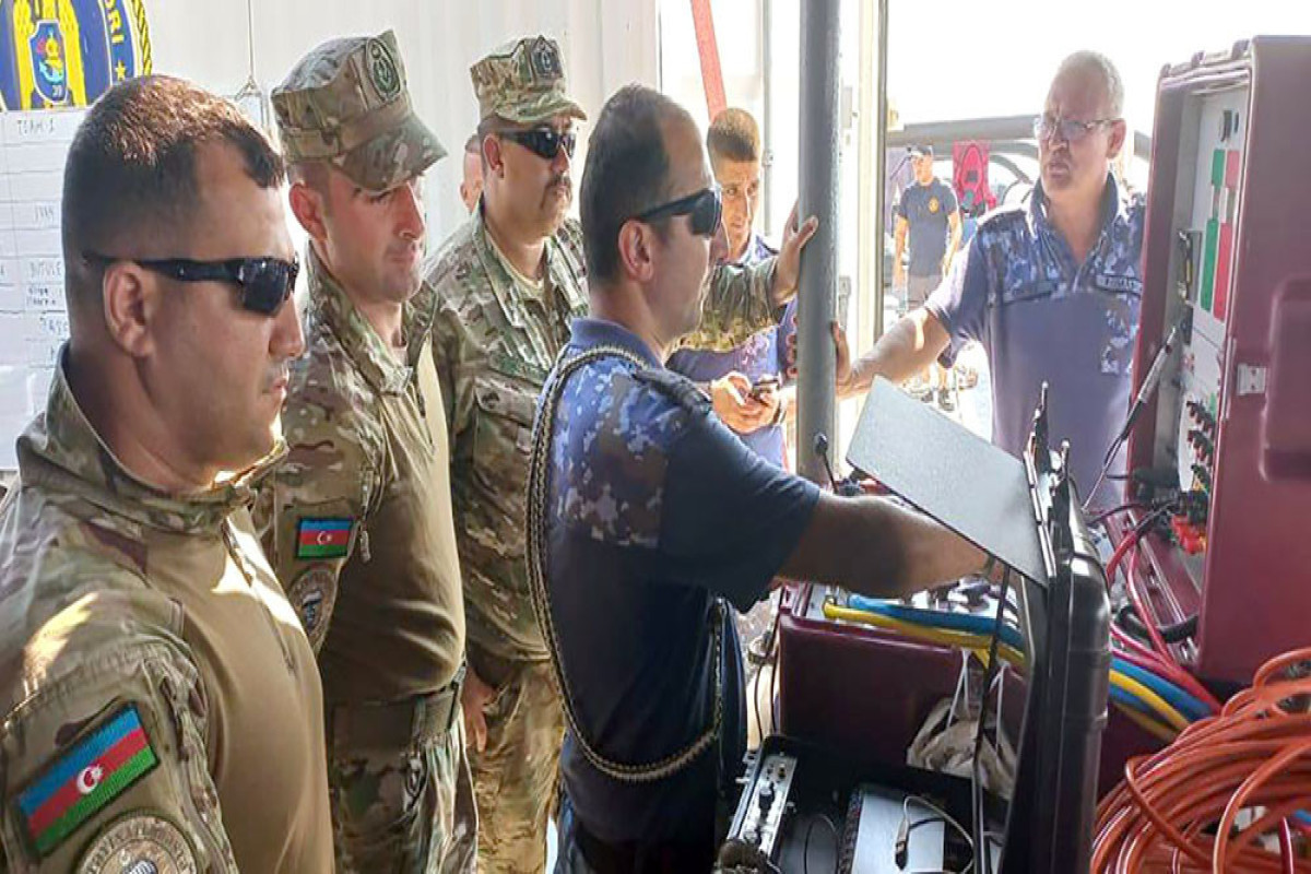 Азербайджанские военнослужащие принимают участие в международных учениях