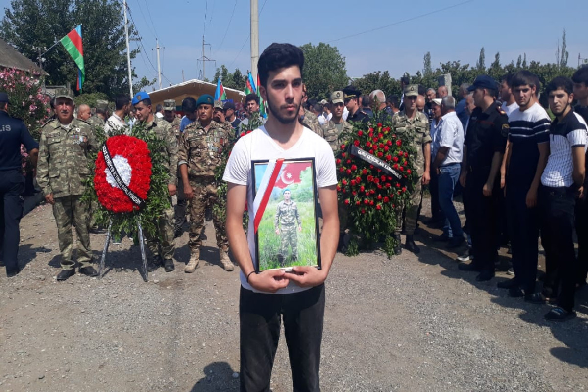 Martyred Azerbaijani serviceman buried in Agstafa-PHOTO 