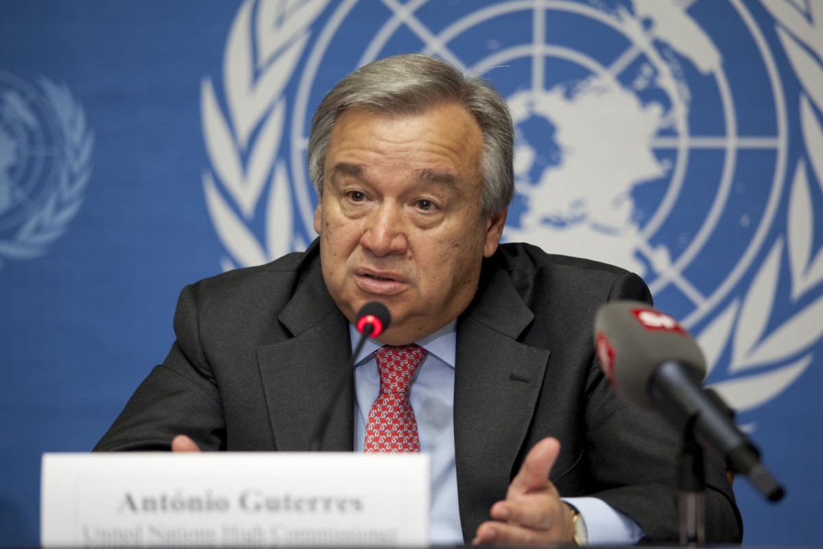 генеральный секретарь ООН Антониу Гутерриш