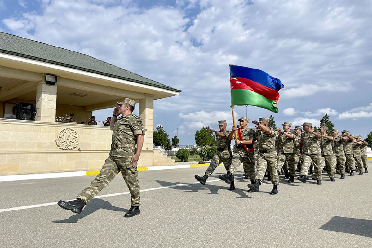 В Азербайджанской Армии состоялась церемония принятия присяги молодых солдат
