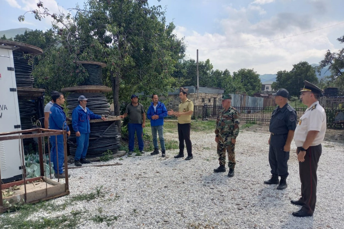 Azerbaijani MES conducts measures on fire security in Kalbajar-<span class="red_color">PHOTO