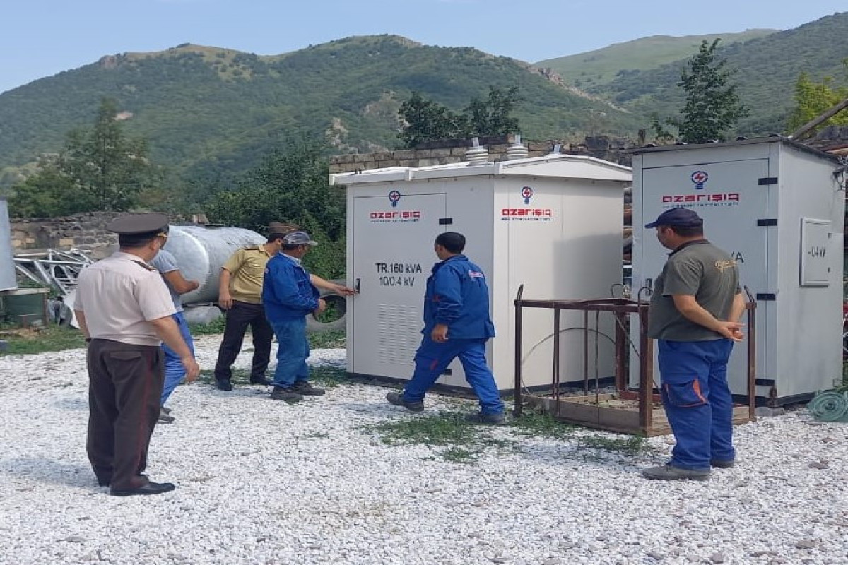 Azerbaijani MES conducts measures on fire security in Kalbajar-PHOTO 