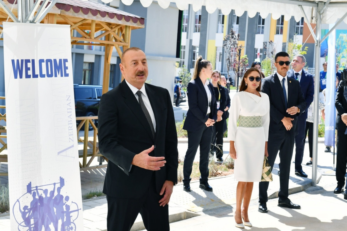 Prezident İlham Əliyev və Mehriban Əliyeva İslamiadada Azərbaycanı təmsil edən idmançılarla görüşüb - YENİLƏNİB 