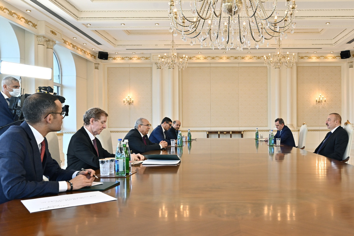 Azerbaijani President receives Minister of Foreign Affairs and National Community Abroad of Algeria