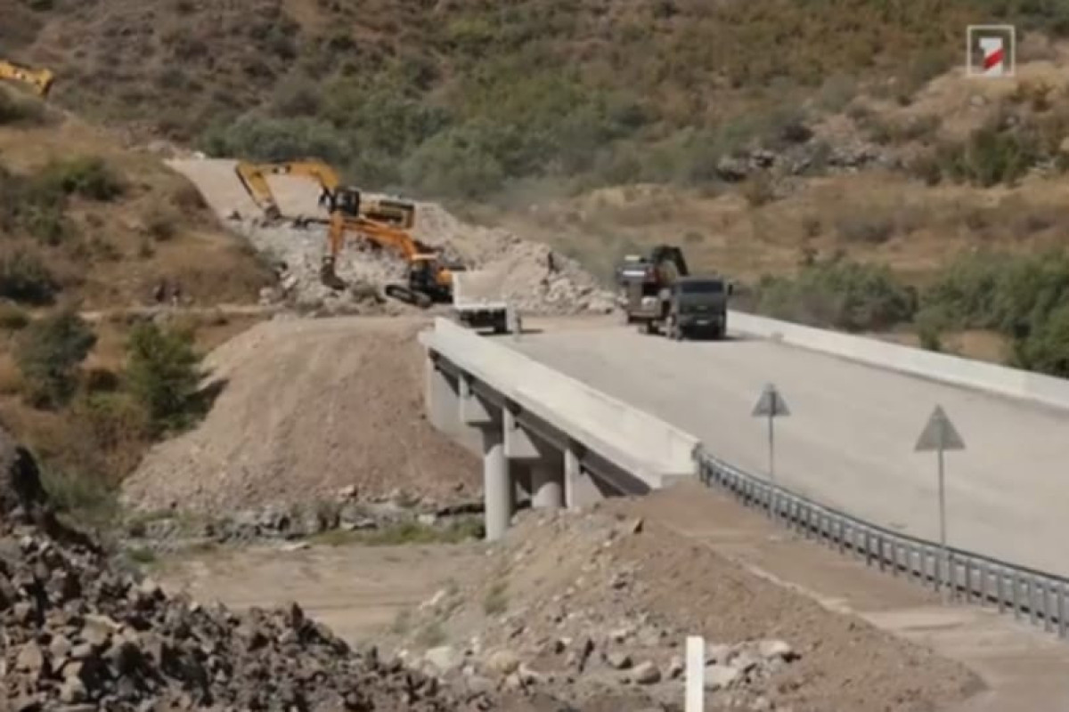 Construction of Armenian part of alternative road to Lachin corridor starts