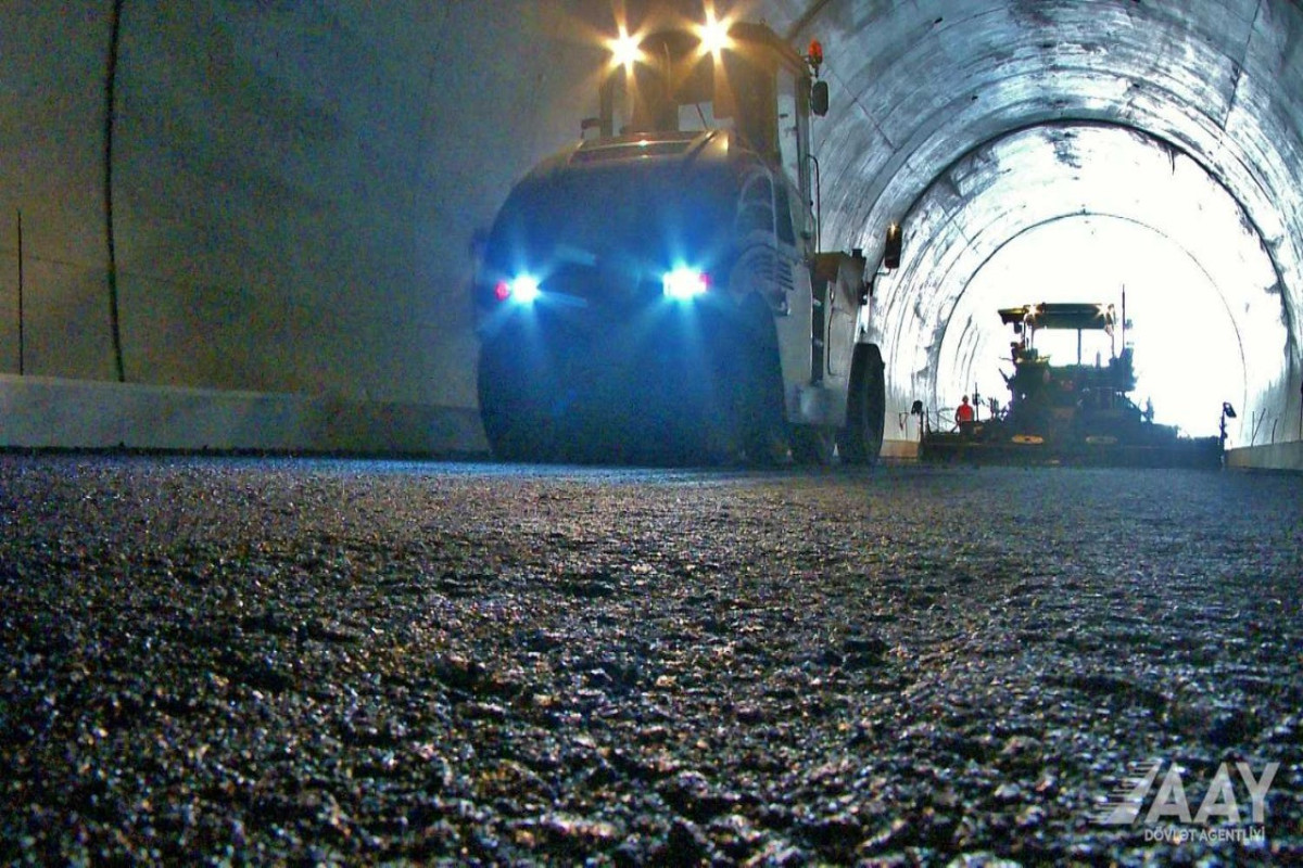 Əhmədbəyli-Füzuli-Şuşa avtomobil yolunda 3 tunelin inşası bitir - FOTO 