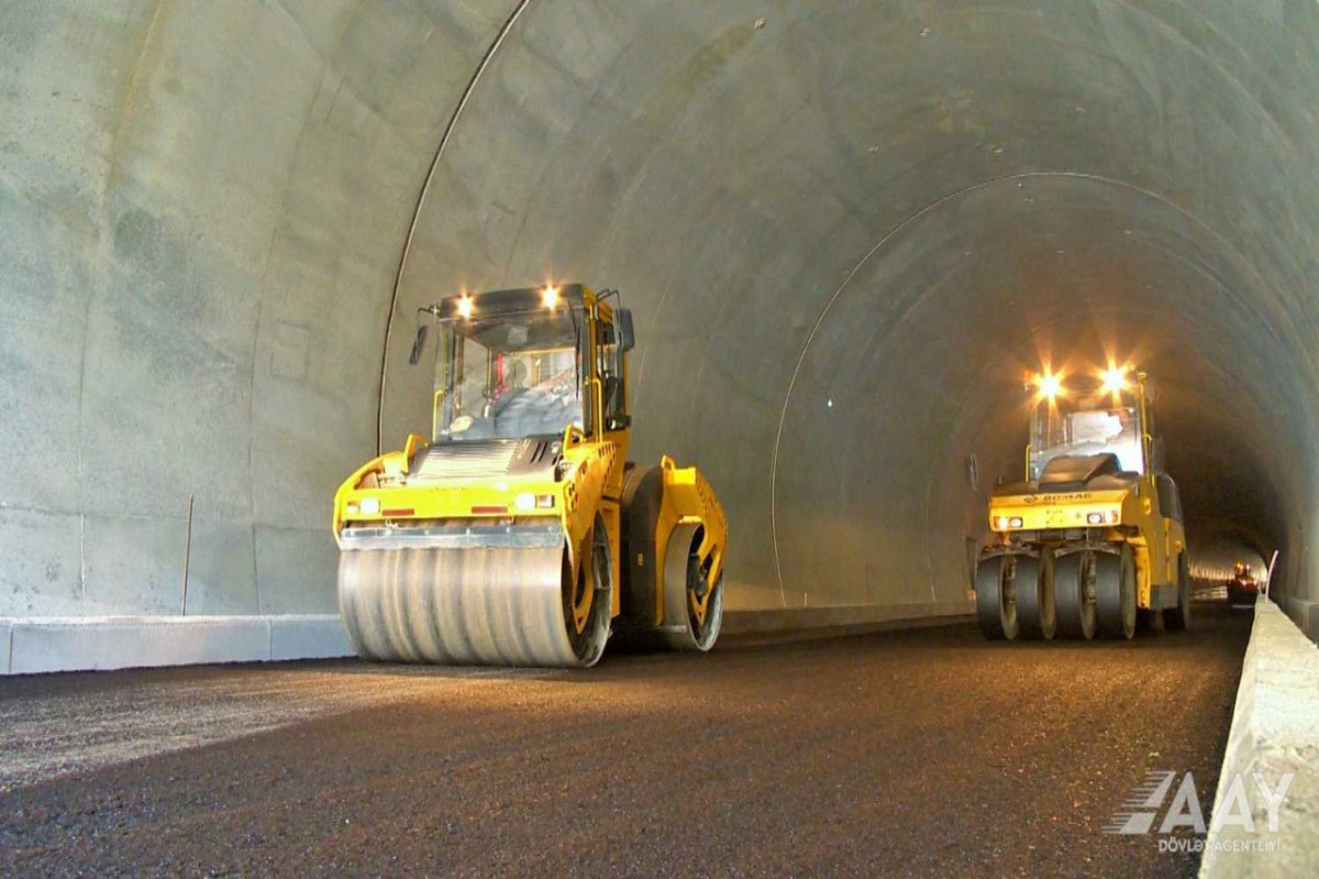 Əhmədbəyli-Füzuli-Şuşa avtomobil yolunda 3 tunelin inşası bitir - FOTO 