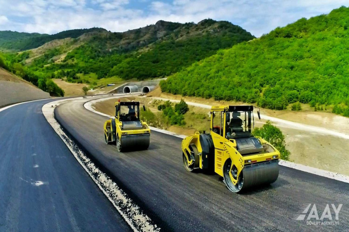 Construction of 3 tunnels is completed on Ahmedbeyli-Fuzuli-Shusha highway-PHOTO 