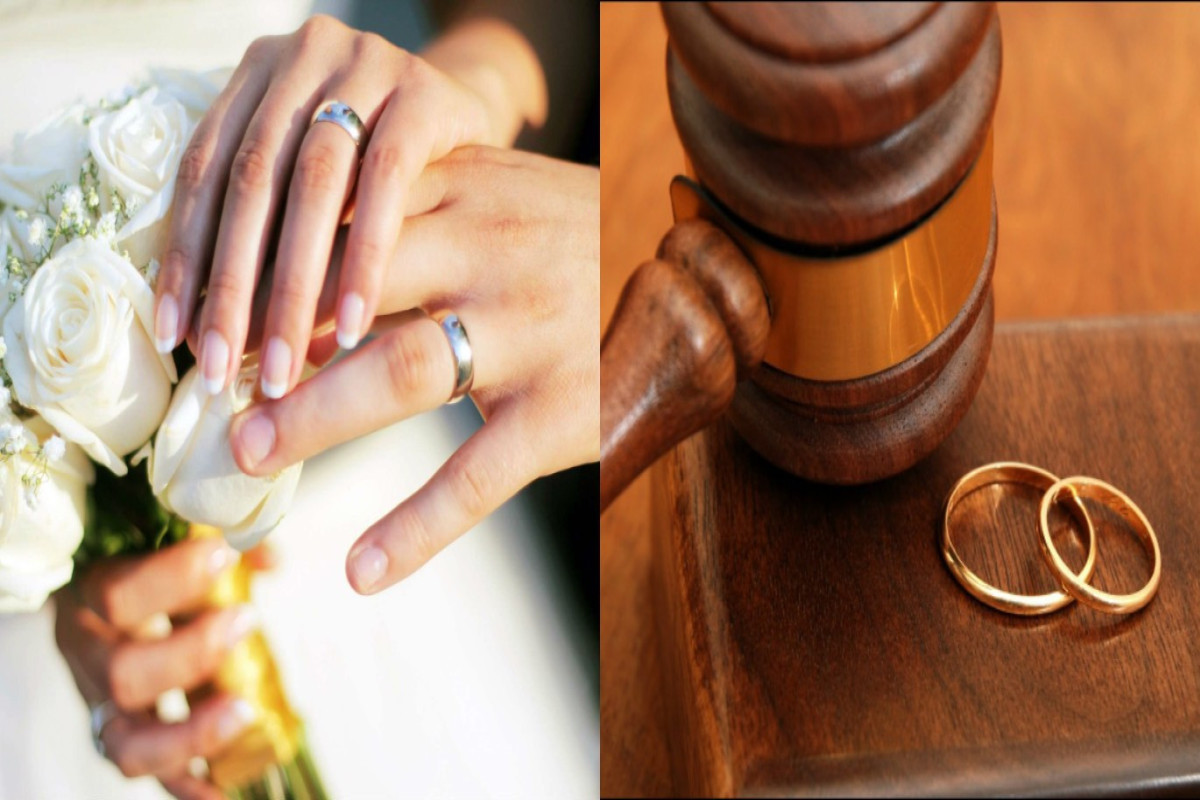 Обнародовано число браков и разводов, зарегистрированных в январе-июне 