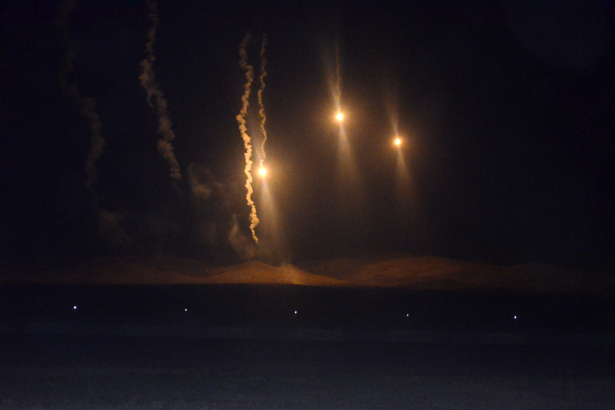 Night shooting was fulfilled at the "Masters of Artillery Fire" contest-PHOTO 