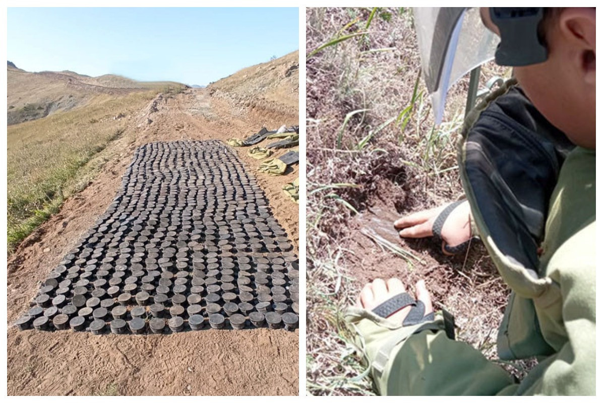 MN: Sarıbaba yüksəkliyində qanunsuz erməni silahlılarının basdırdığı 991 mina aşkarlanıb