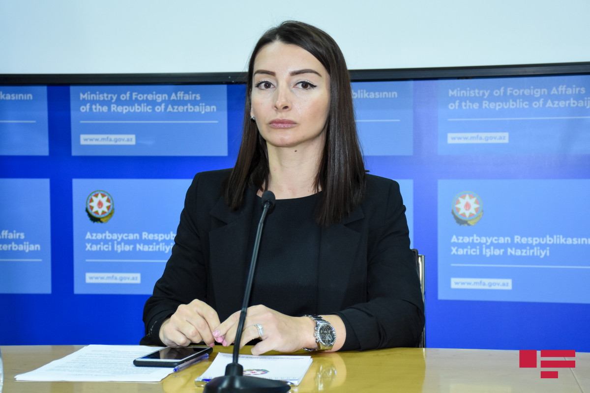 Leyla Abdullayeva, head of the press service of the Ministry of Foreign Affairs of Azerbaijan (MFA)