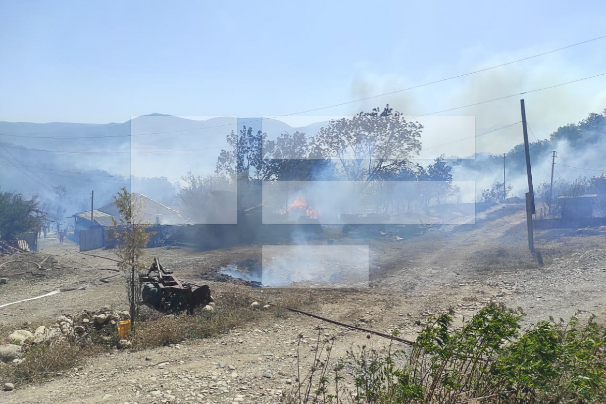 В пожарах в Шабранском районе пострадали 5 человек