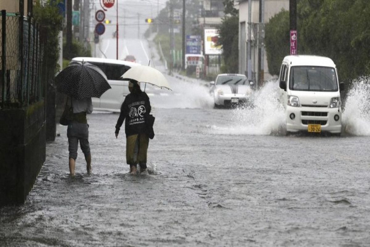 Yaponiyada 22 mindən çox insan yağış səbəbindən təxliyə tövsiyəsi alıb