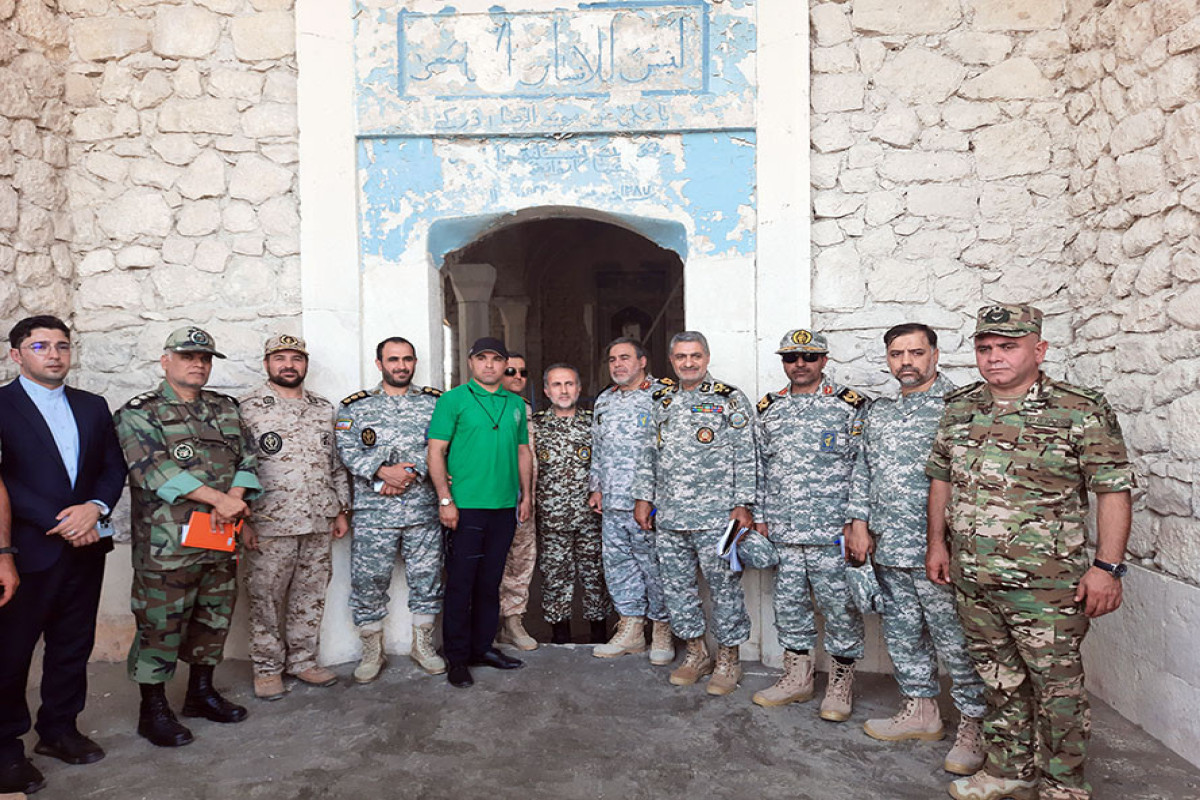 Иранская военная делегация посетила Агдам