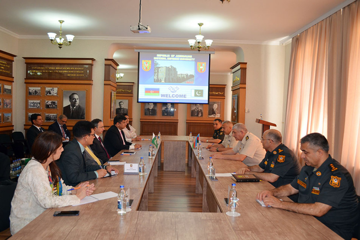 Azerbaijani MoD: Pakistani delegation visited the National Defense University