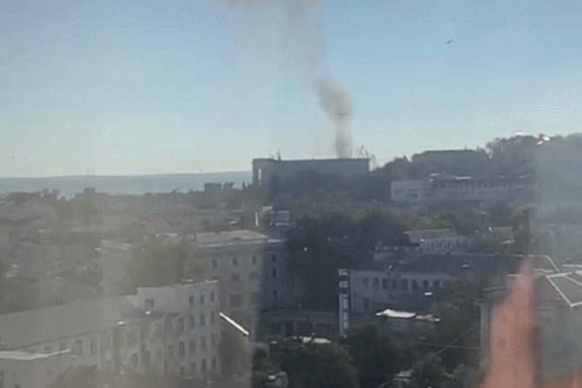 Rusiyanın Qara Dəniz Donanmasının qərargahına PUA zərbə endirib