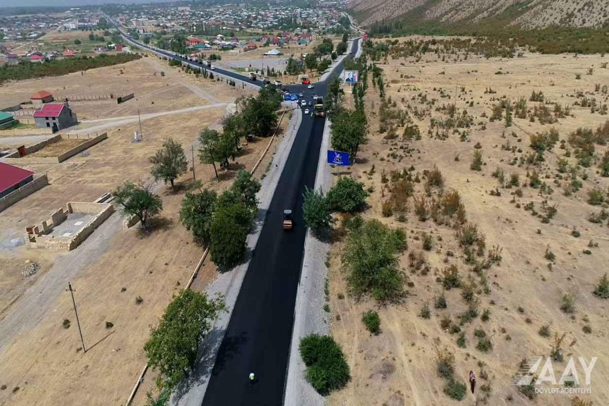 Oğuz-Şəki avtomobil yolunun əsaslı təmiri sona çatır - FOTO  - VİDEO 