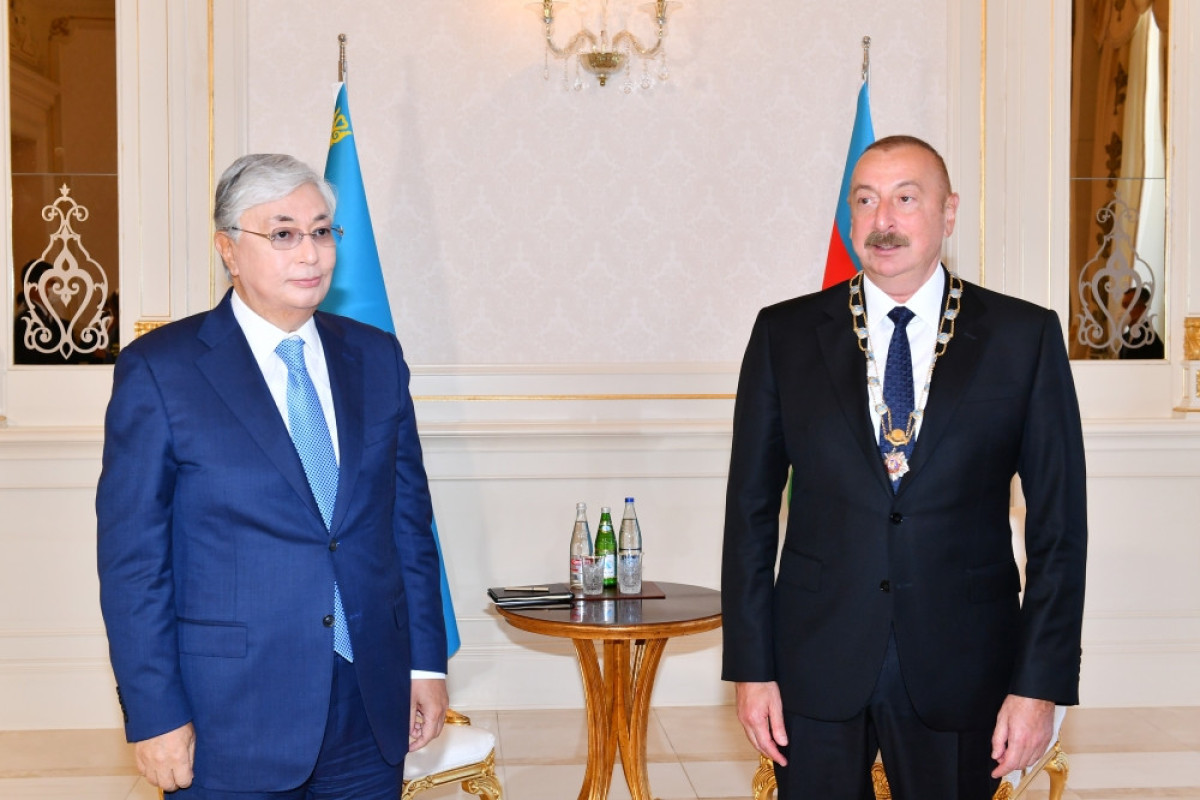 Prezident İlham Əliyev: Qazaxıstanın ali ordeni ilə təltif edilməyim bütün Azərbaycan xalqına hörmət əlamətidir