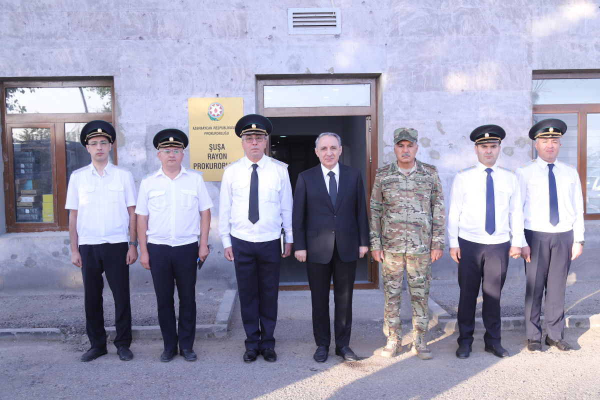Kamran Əliyev azad edilmiş ərazilərin prokurorluqlarında olub - FOTO 