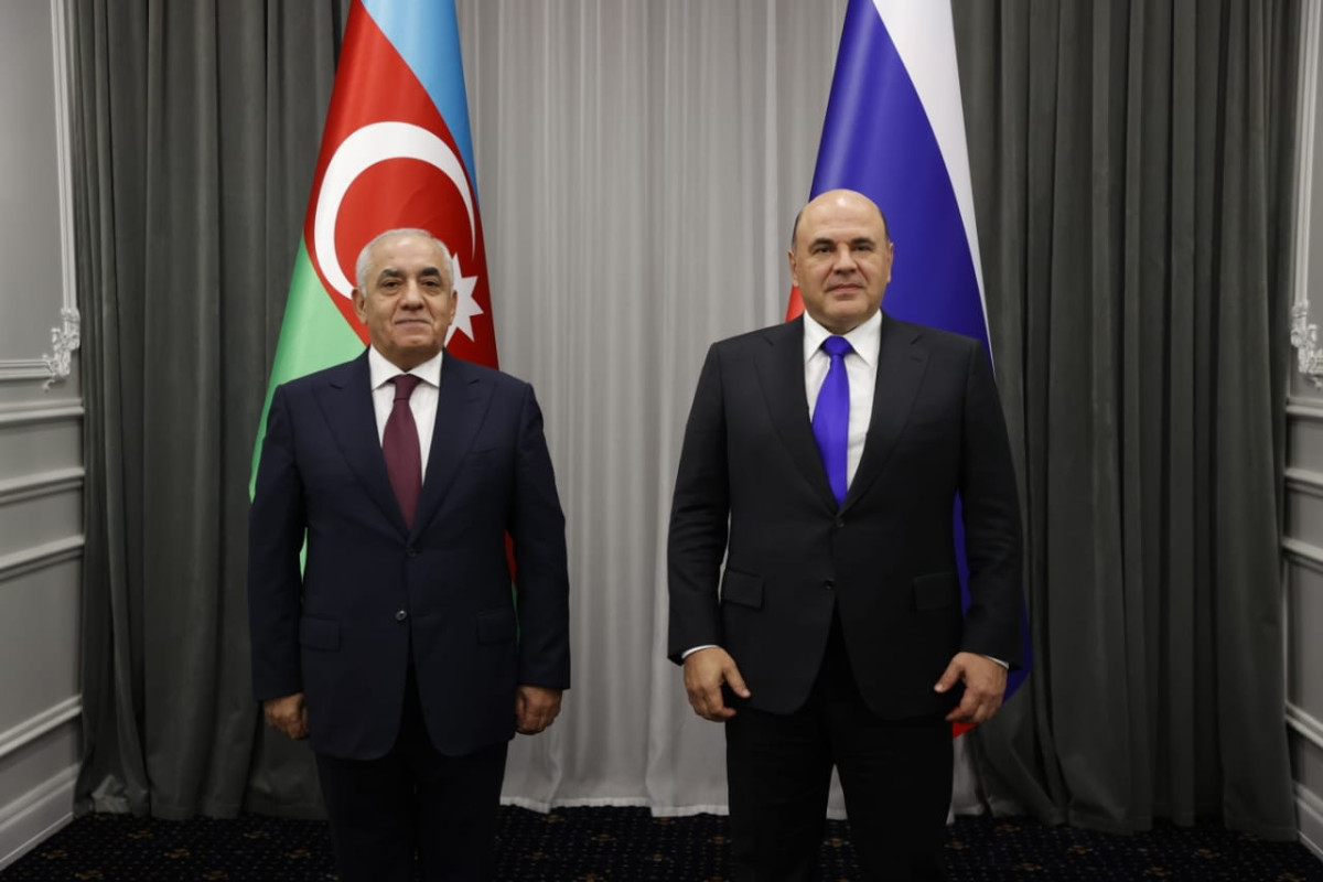 Əli Əsədov Rusiya Hökumətinin sədri ilə görüşüb