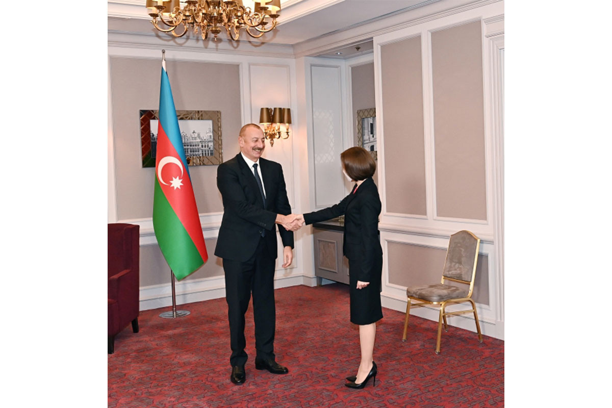 İlham Əliyev, Maya Sandu