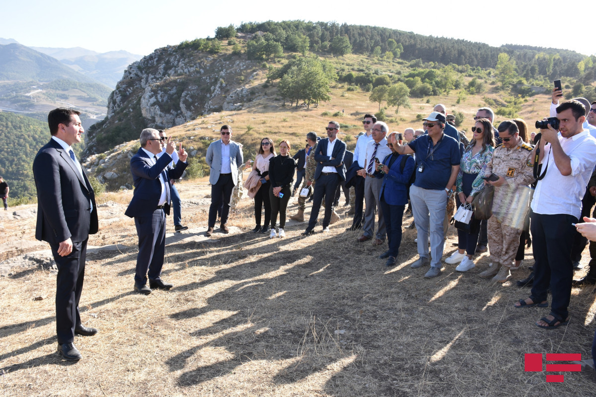 Şuşaya səfər edən diplomatlar Cıdır düzündə olublar - FOTO 