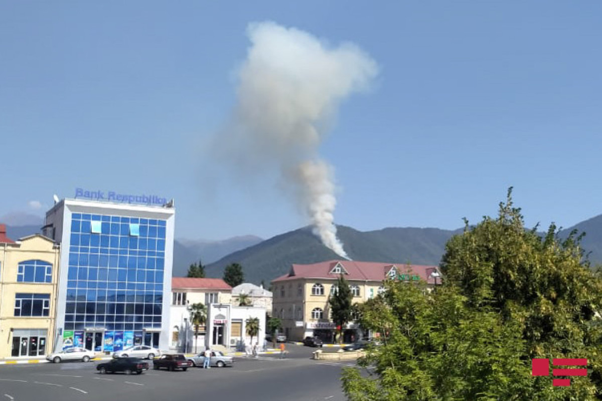 Fire limited in high mountainous area in Zagatala-PHOTO -UPDATED 