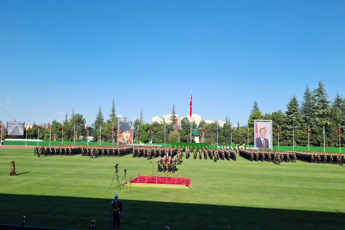 Закир Гасанов принял участие в  церемонии выпуска Высшей военной школы в Турции-ФОТО 
