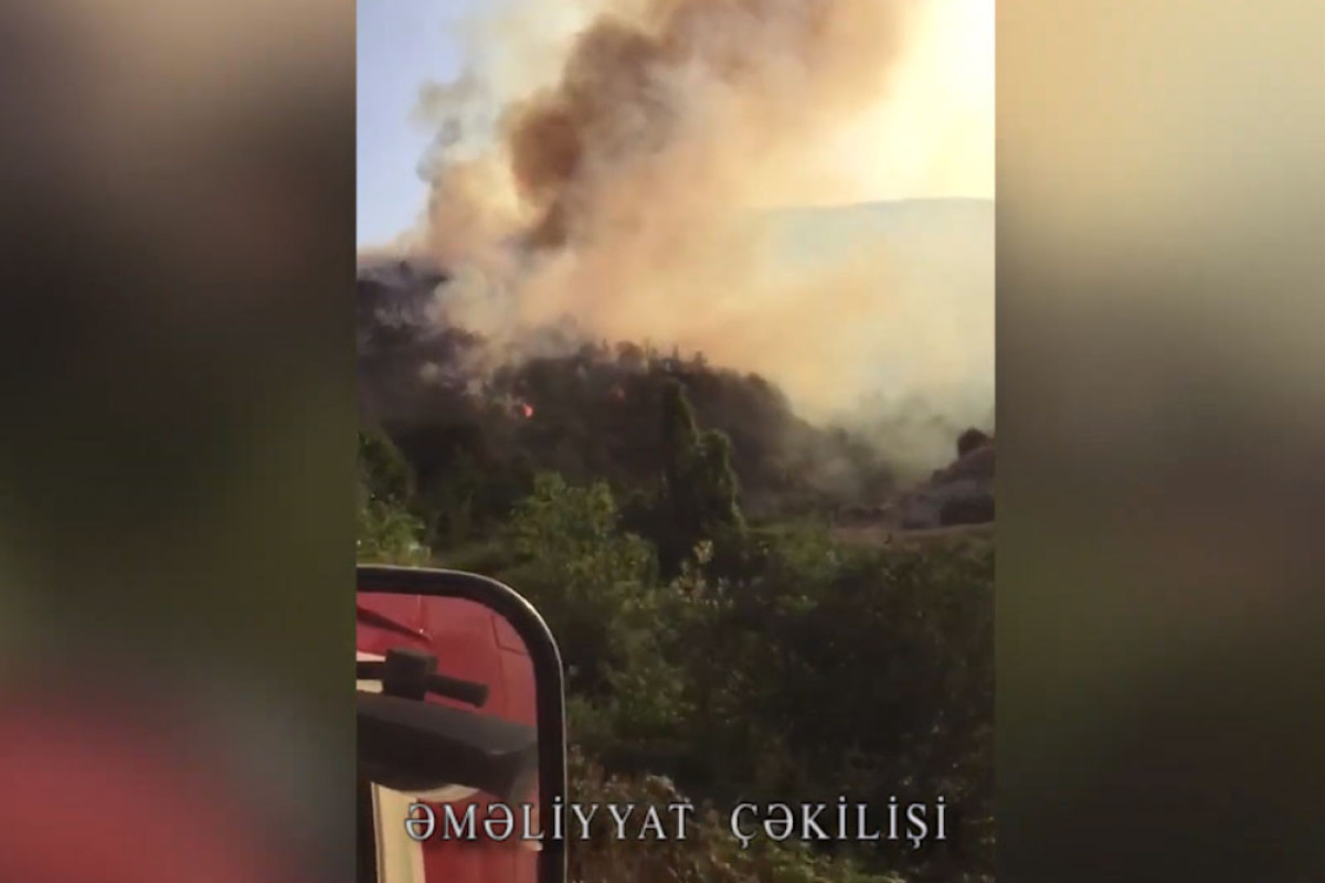 Azerbaijani MES releases video footage of fires in Lachin, set by Armenians-VIDEO 