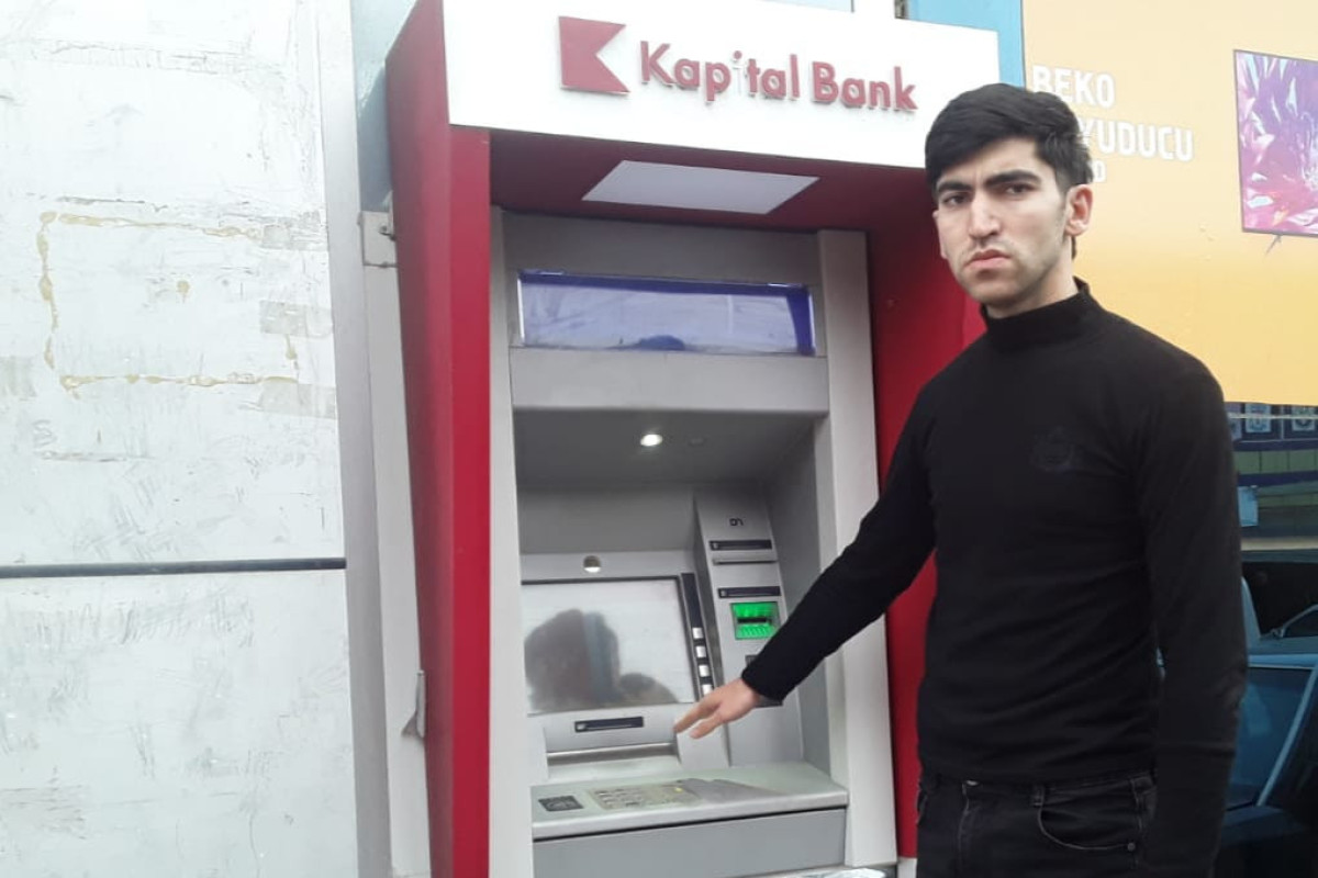 Təqaüd kartlarından pulları ələ keçirən şəxs tutulub - VİDEO 
