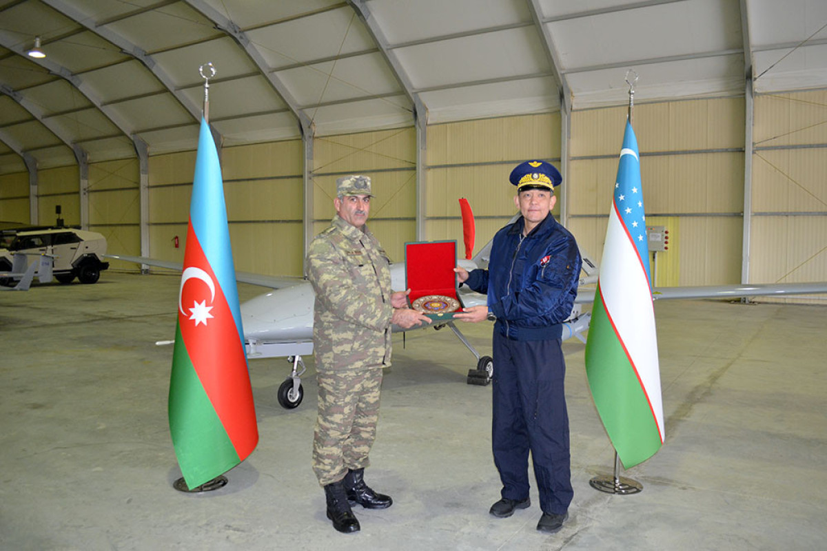 Deputy Defense Minister of Uzbekistan visited a military unit of the Azerbaijan Air Force-PHOTO 