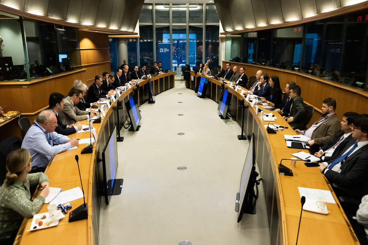 «Круглый стол» на тему «Новые взгляды и возможности создания устойчивого транспортного сообщения между Европой и Азией», организованный в Европарламенте