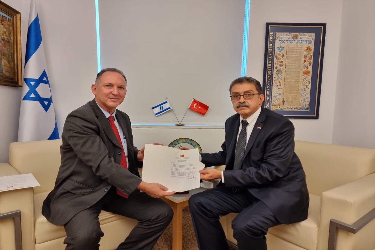 Turkish ambassador submitted his credentials to Israeli MFA