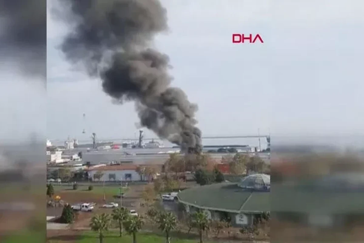 Взрыв в турецком порту Самсун