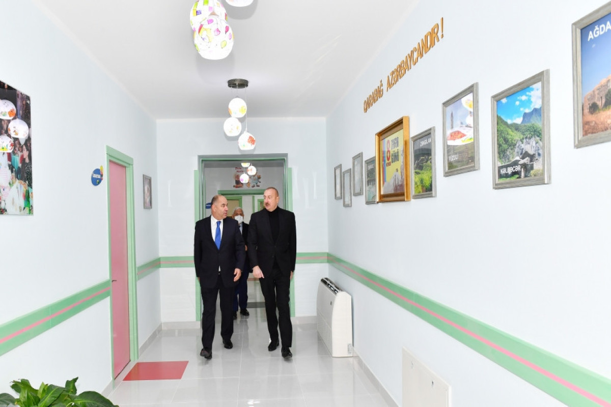 Сдан в эксплуатацию ясли-детский сад, построенный в Огузе по инициативе Фонда Гейдара Алиева