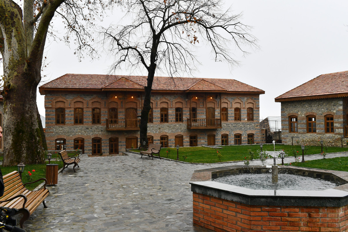 Şəki Xan məscidi kompleksi Heydər Əliyev Fondu tərəfindən bərpa olunub  - YENİLƏNİB  - FOTO 
