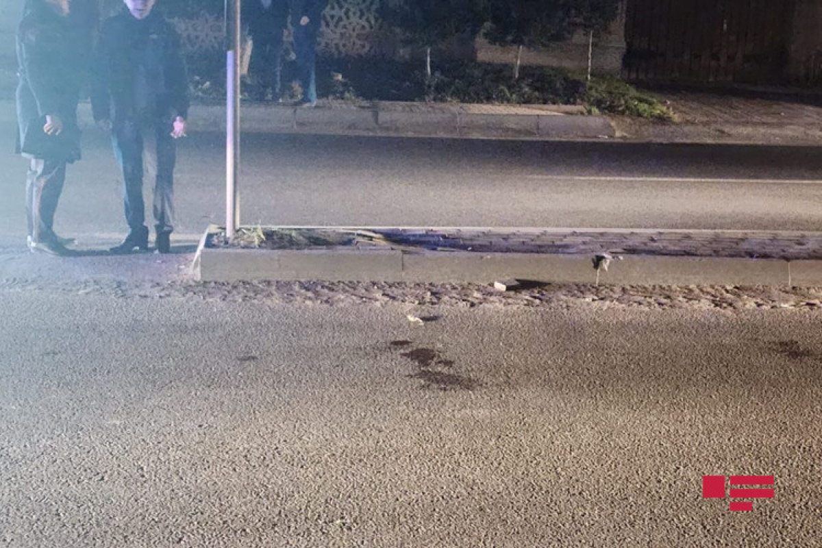 Abşeronda piyadanı vuran sürücü hadisə yerindən yayınıb - FOTO 