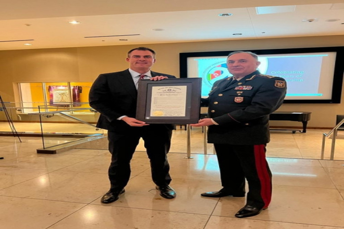 20th anniversary of the partnership between the Azerbaijani Army and the Oklahoma National Guard was celebrated